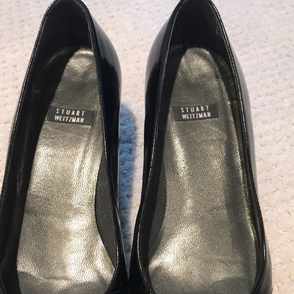 Stuart Weitzman Square Toe Heels Size 6 - image 3